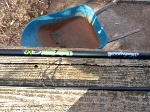 Shakespeare Ugly Stik GX2 Spinning Reel and 5'6" Fishing Rod Combo 5